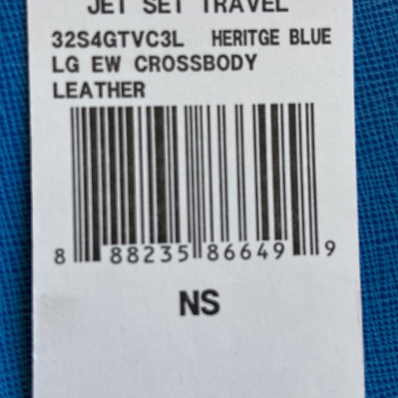 Blue Michael Kors cross body bag. Matching wallet a available. - Picture 5 of 5